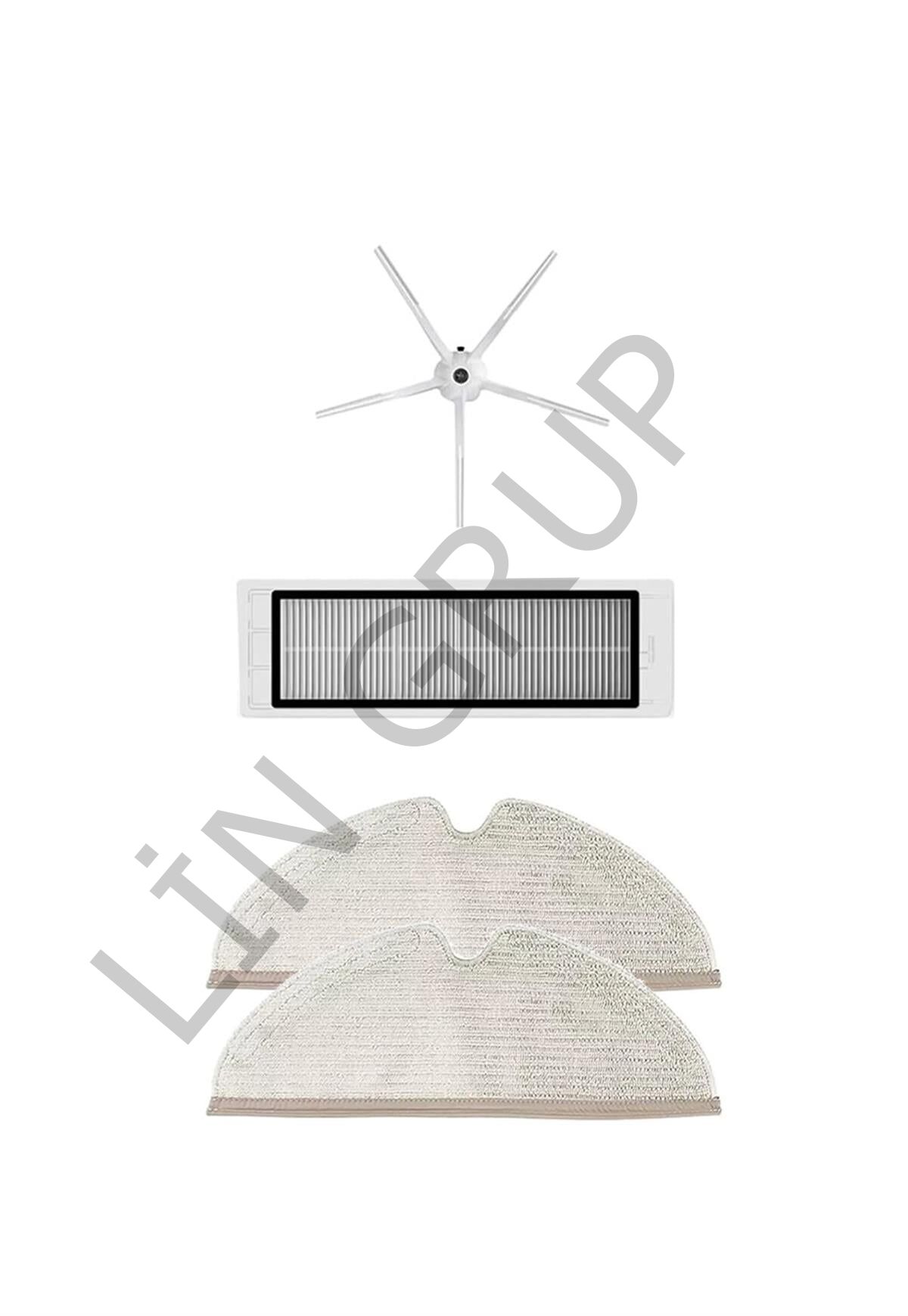 Roborock S5 Max Robot Süpürge Uyumlu 4'lü Yedek Parça Seti