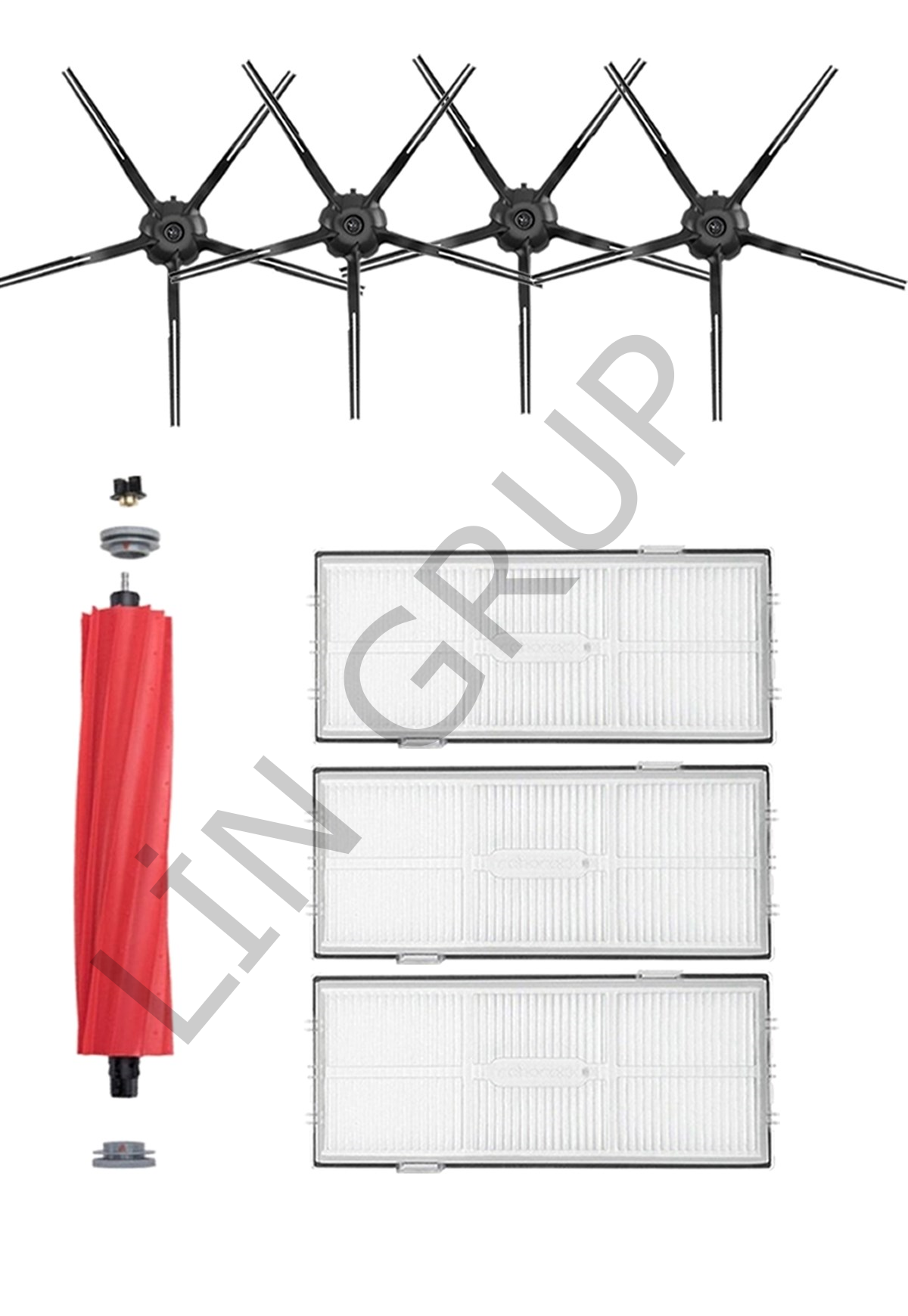 Roborock S7 Plus Robot Süpürge Uyumlu 8'li Yedek Parça Seti