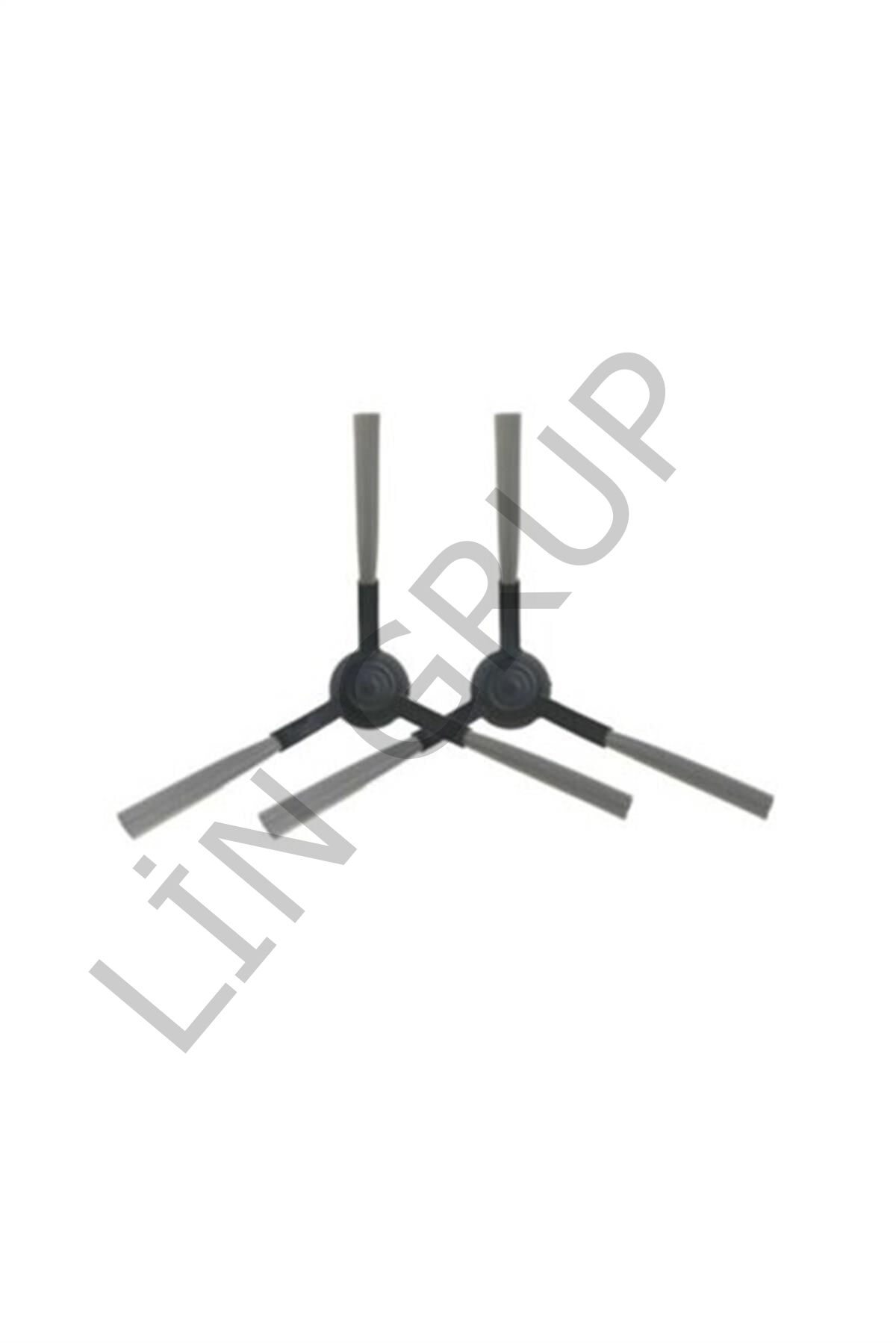 Xiaomi S10 (B106GL) Robot Süpürge Uyumlu 2'li Yan Fırça- Yedek Parça Seti