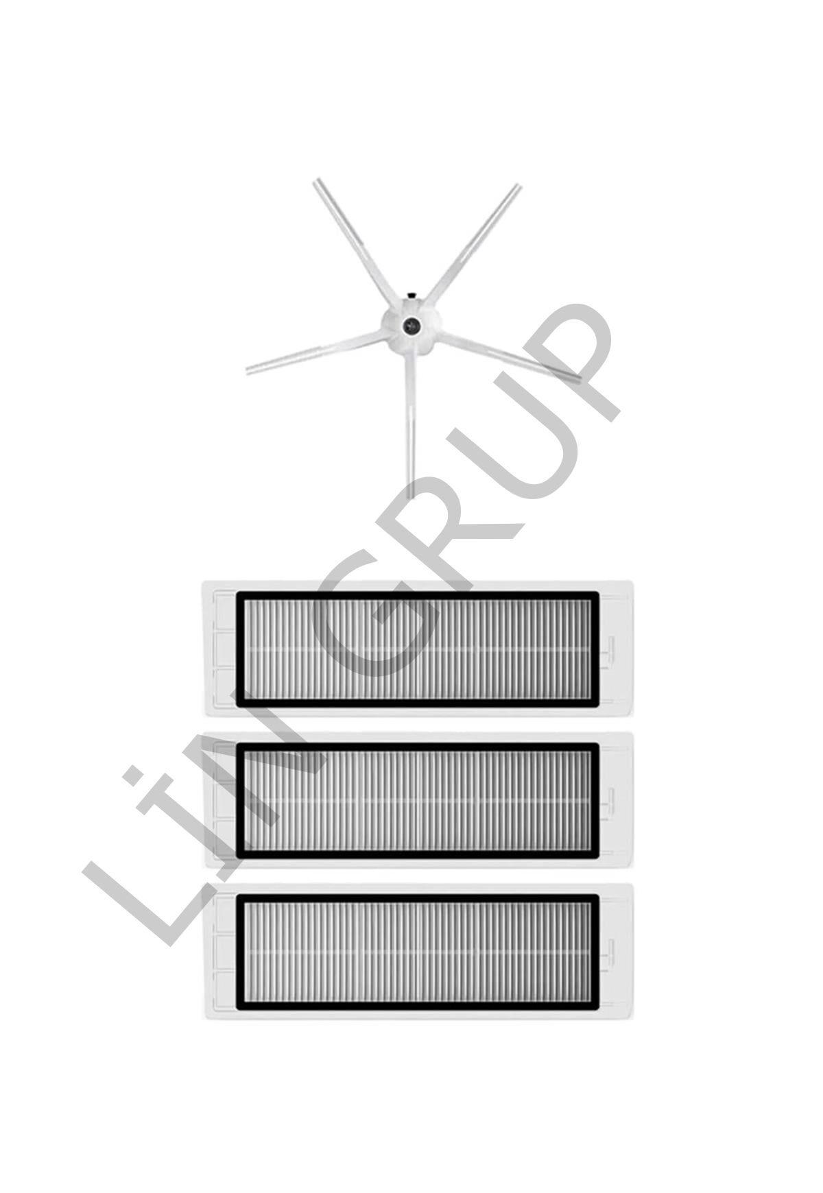 Roborock S5 Max Robot Süpürge Uyumlu 4'lü Yedek Parça Seti