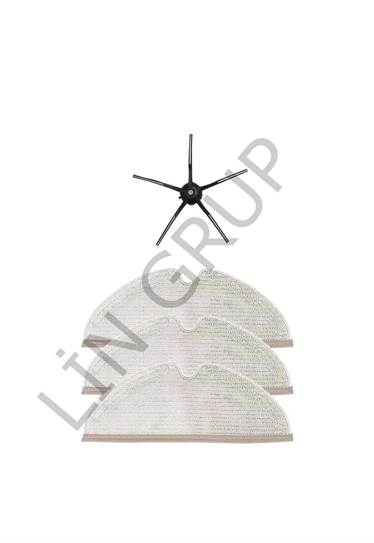 Roborock S5 Max Robot Süpürge Uyumlu 4'lü Yedek Parça Seti