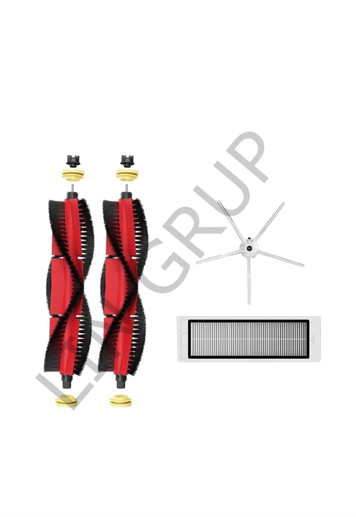 Roborock S5 Max Robot Süpürge Uyumlu 4'lü Yedek Parça Seti