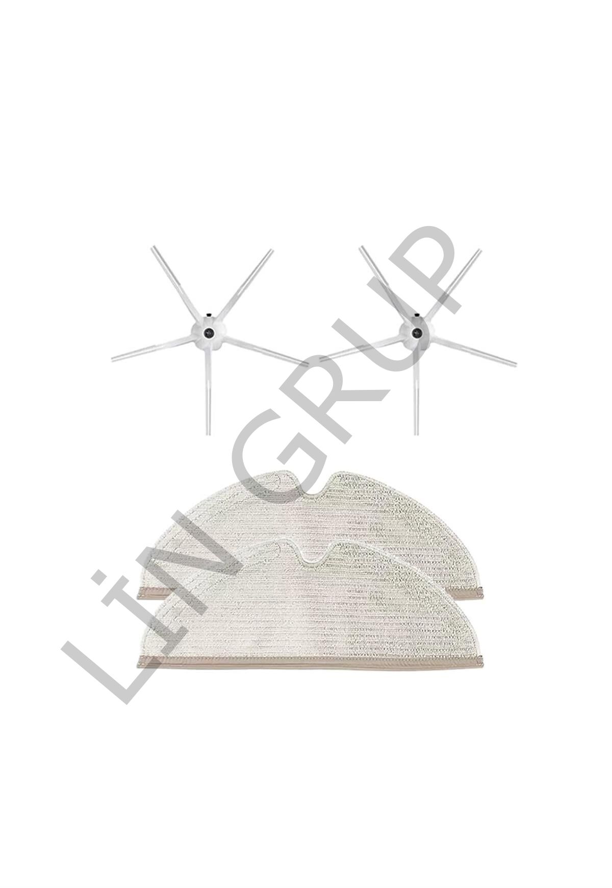 Roborock S5 Max Robot Süpürge Uyumlu 4'lü Yedek Parça Seti