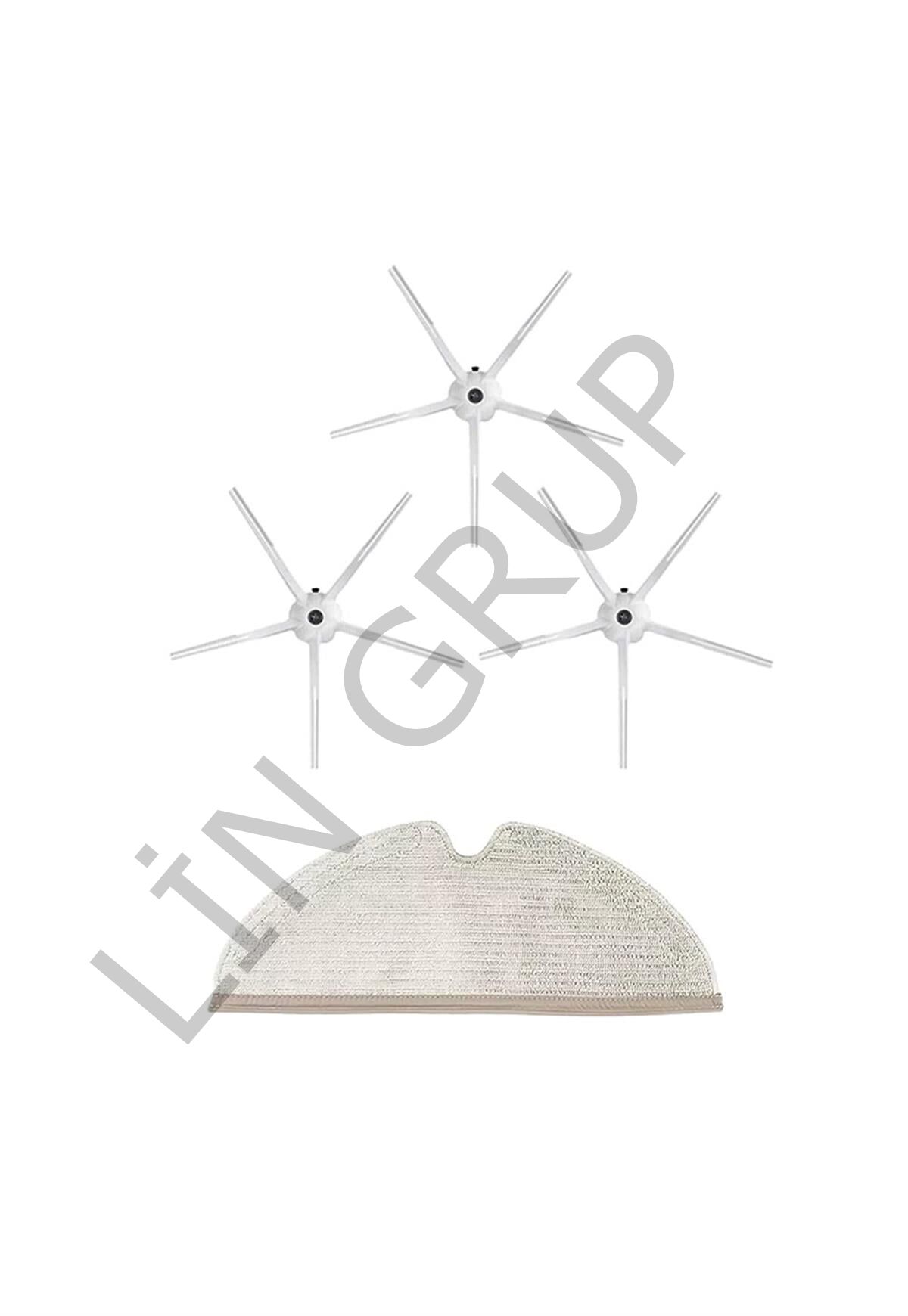 Roborock S5 Max Robot Süpürge Uyumlu 4'lü Yedek Parça Seti