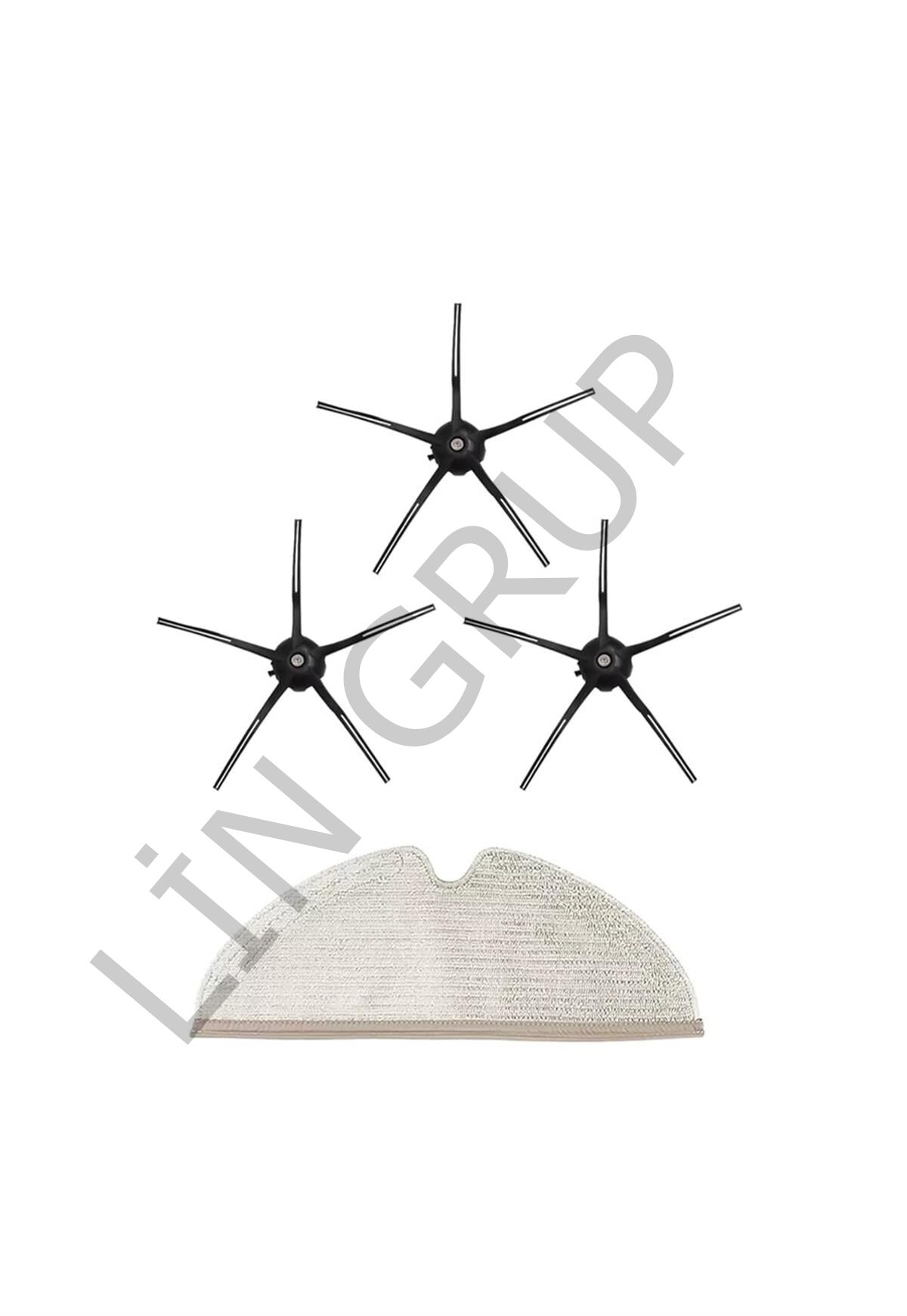 Roborock S5 Max Robot Süpürge Uyumlu 4'lü Yedek Parça Seti