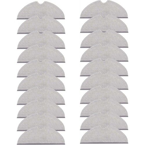 20 Adet Roborock S5 Max/S6 MaxV / Q7 - Q8 Max /Q5 Pro Uyumlu Mop Paspas Bezi