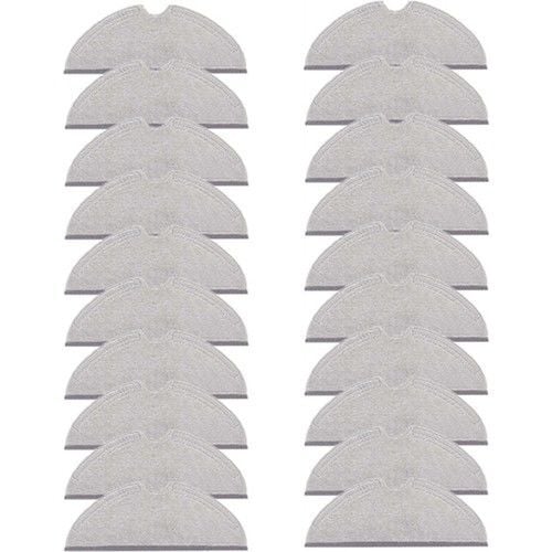 20 Adet Roborock S5 Max/S6 MaxV / Q7 - Q8 Max /Q5 Pro Uyumlu Mop Paspas Bezi