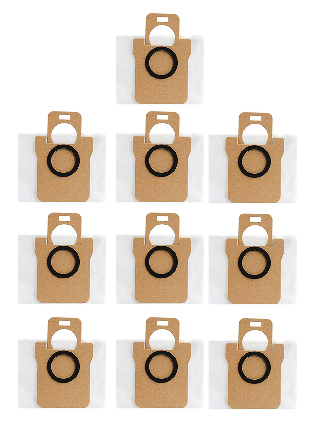 Dreame Bot L10 Ultra Robot Süpürge Uyumlu 10'lu Toz Torbası - Yedek Parça Seti