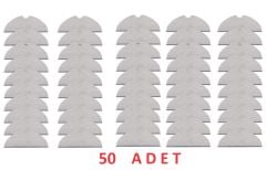 50 Adet Roborock S5 Max/S6 MaxV / Q7 - Q8 Max /Q5 Pro Uyumlu Mop Paspas Bezi