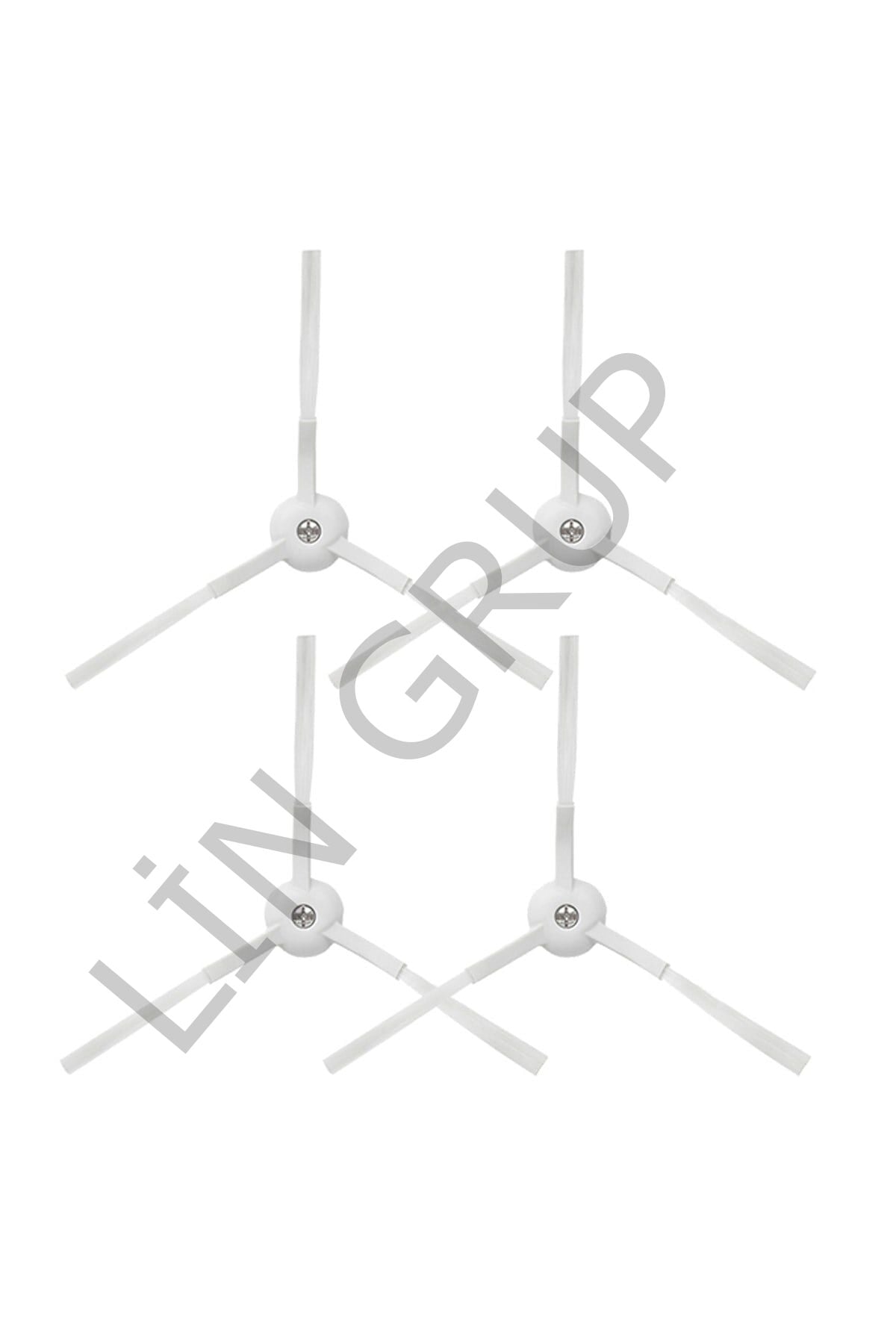 Xiaomi Vacuum Mop 2in1 Essential (MJSTG1) Uyumlu 4'lü Yan Fırça- Yedek Parça Seti