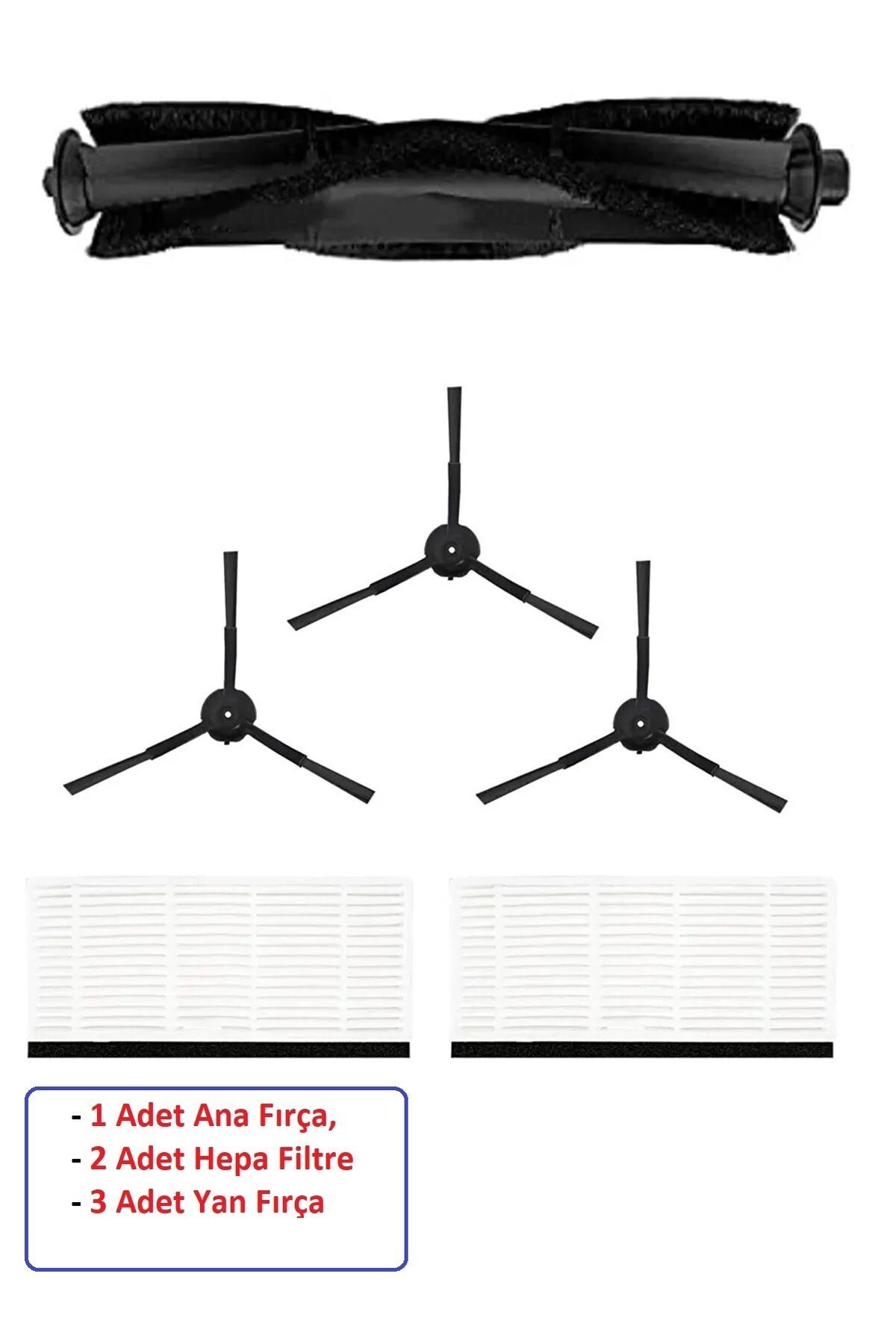 LYDSTO R1 Uyumlu Hepa Filtre Fırça Seti 6 Parça