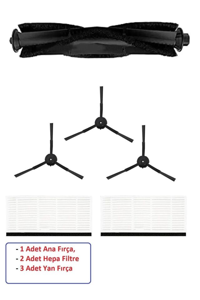 LYDSTO R1 Uyumlu Hepa Filtre Fırça Seti 6 Parça