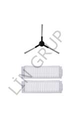 Xiaomi S10 (B106GL) Robot Süpürge Uyumlu 3'lü Yedek Parça Seti