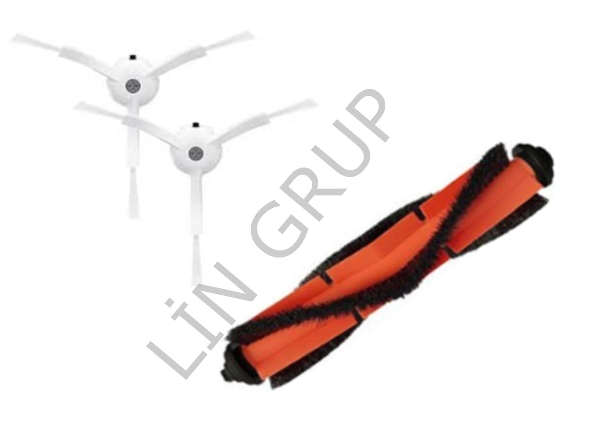 Xiaomi Vacuum Mop 2in1 Essential (MJSTG1) Robot Süpürge Uyumlu 3'lü Yedek Parça Seti