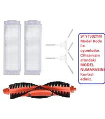 XIAOMI Mop P  (STYTJ02YM MODELİ) Yedek Fırça Hepa Filtre BEYAZSET