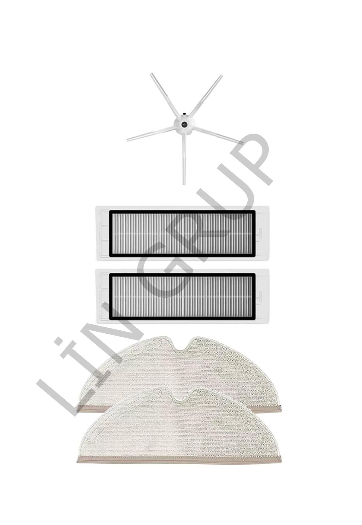 Roborock S5 Max Robot Süpürge Uyumlu 5'li Yedek Parça Seti