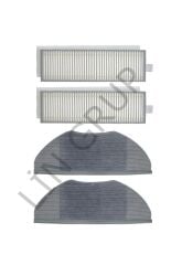 Xiaomi Vacuum Mop 2in1 Essential (MJSTG1) Robot Süpürge Uyumlu 4'lü Yedek Parça Seti