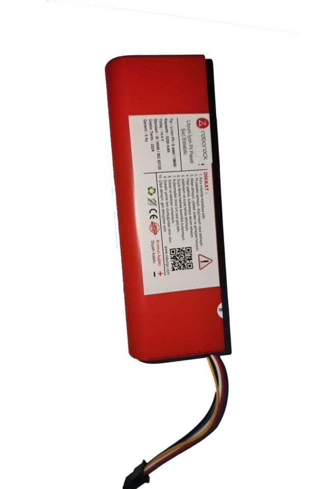 Roborock S5 Max S6 MaxV roborock uyumlu pil batarya 5200 mah.