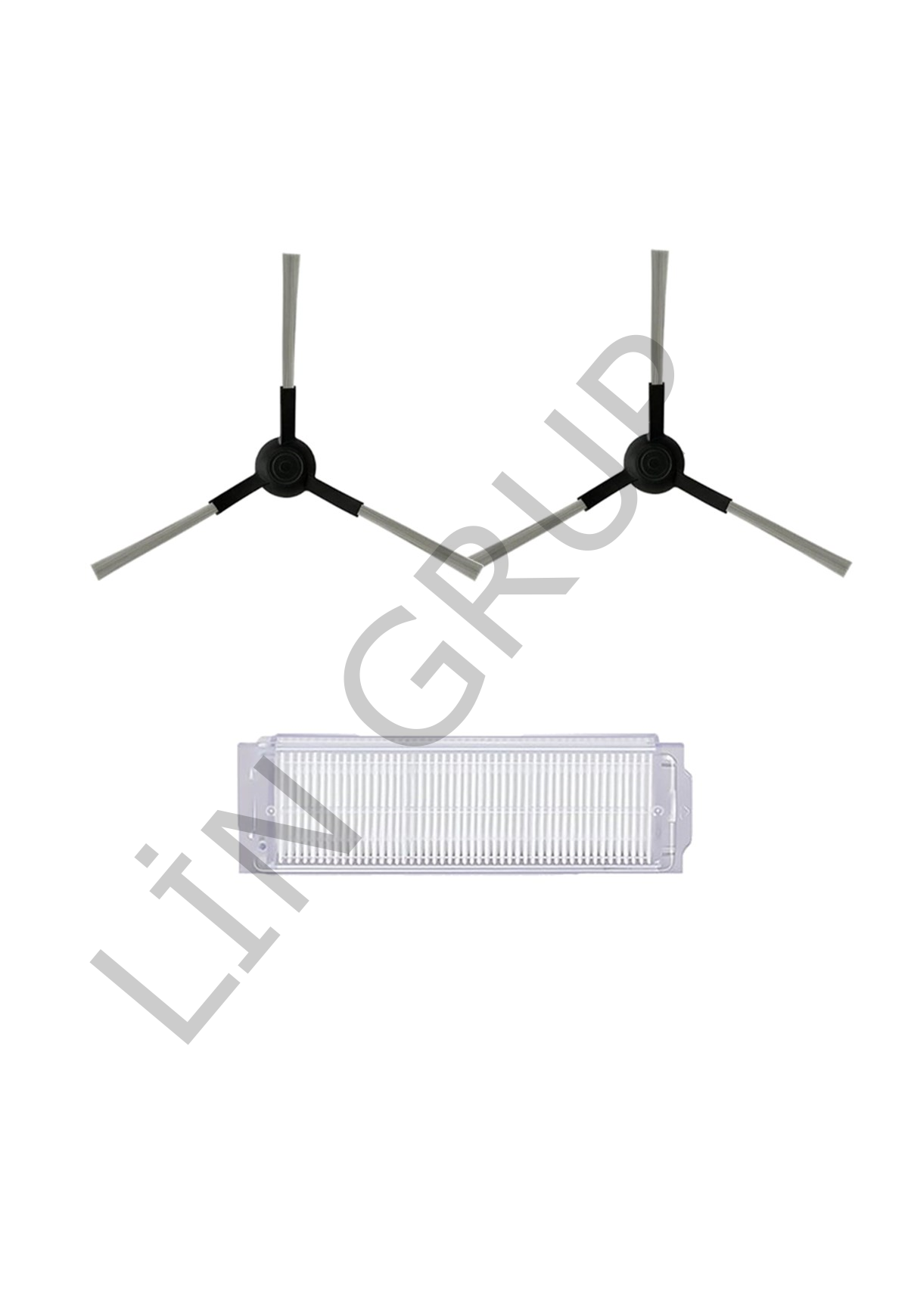 Xiaomi S10 (B106GL) Robot Süpürge Uyumlu 3'lü Yedek Parça Seti