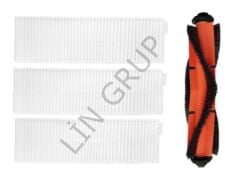 Xiaomi Vacuum Mop 2in1 Essential (MJSTG1) Robot Süpürge Uyumlu  4'lü Yedek Parça Seti