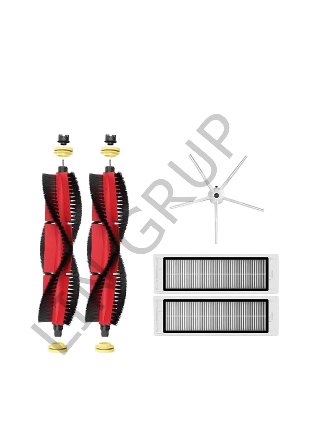 Roborock S5 Max Robot Süpürge Uyumlu 5'li Yedek Parça Seti