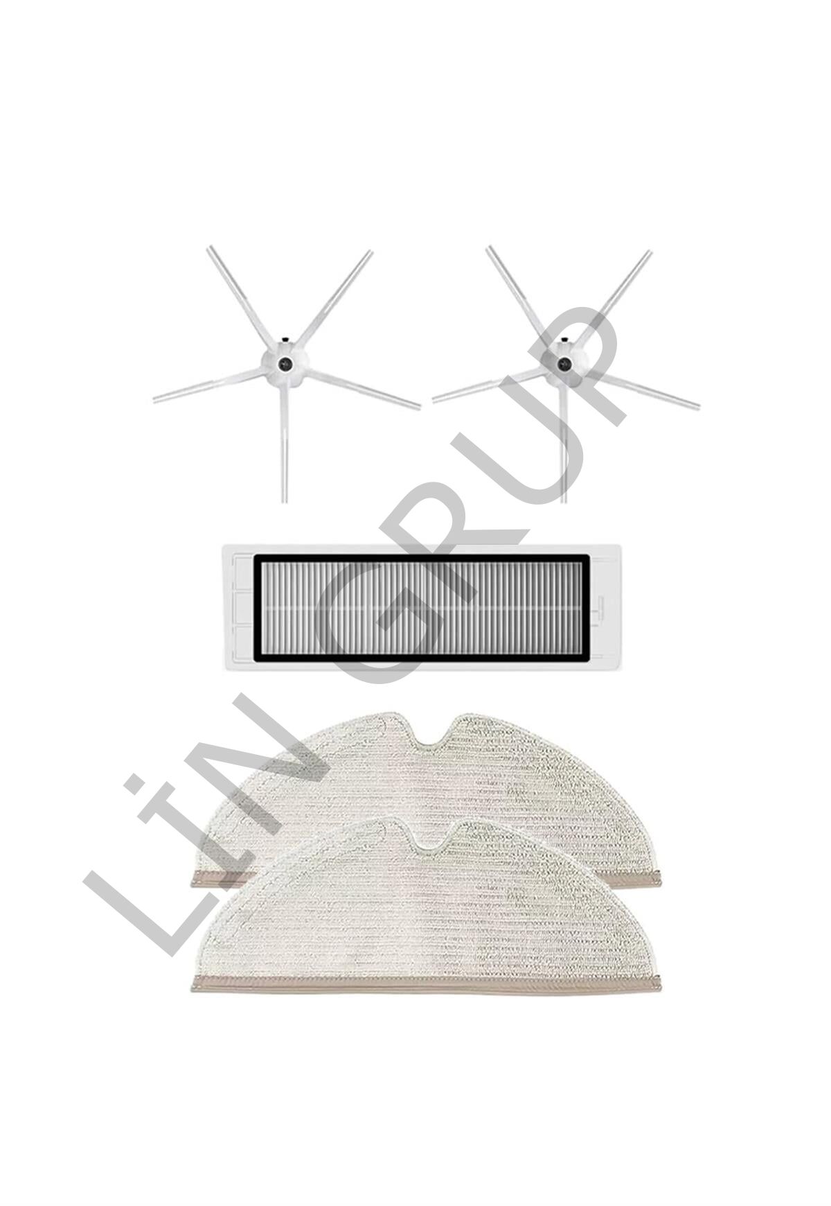 Roborock S5 Max Robot Süpürge Uyumlu 5'li Yedek Parça Seti