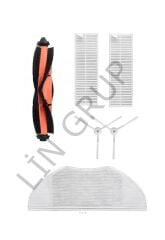 Xiaomi Vacuum Mop 2in1 Essential (MJSTG1) Robot Süpürge Uyumlu 6'lı Yedek Parça Seti