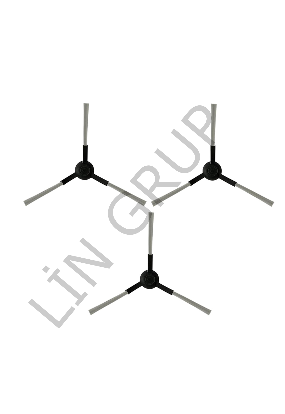 Xiaomi S10 (B106GL) Robot Süpürge Uyumlu 3'lü Yan Fırça Seti