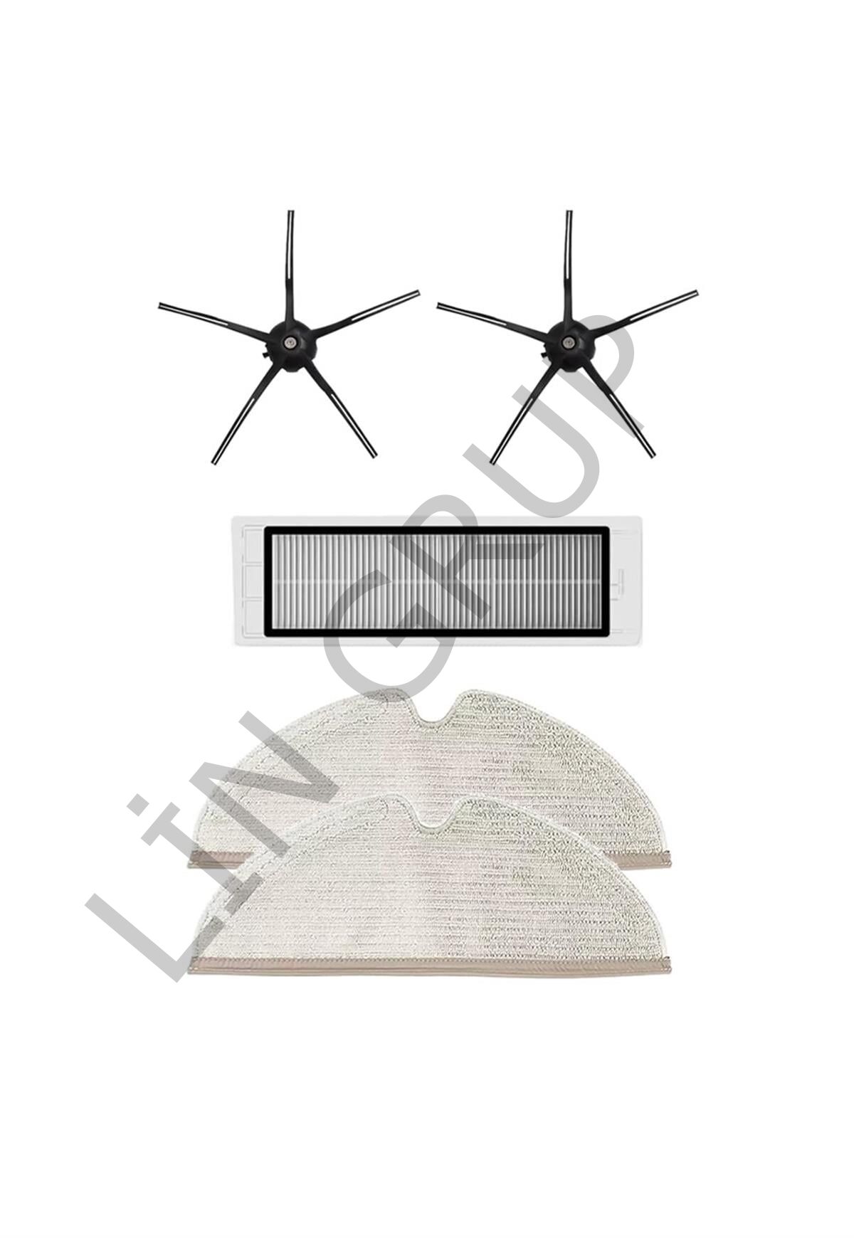 Roborock S5 Max Robot Süpürge Uyumlu 5'li Yedek Parça Seti