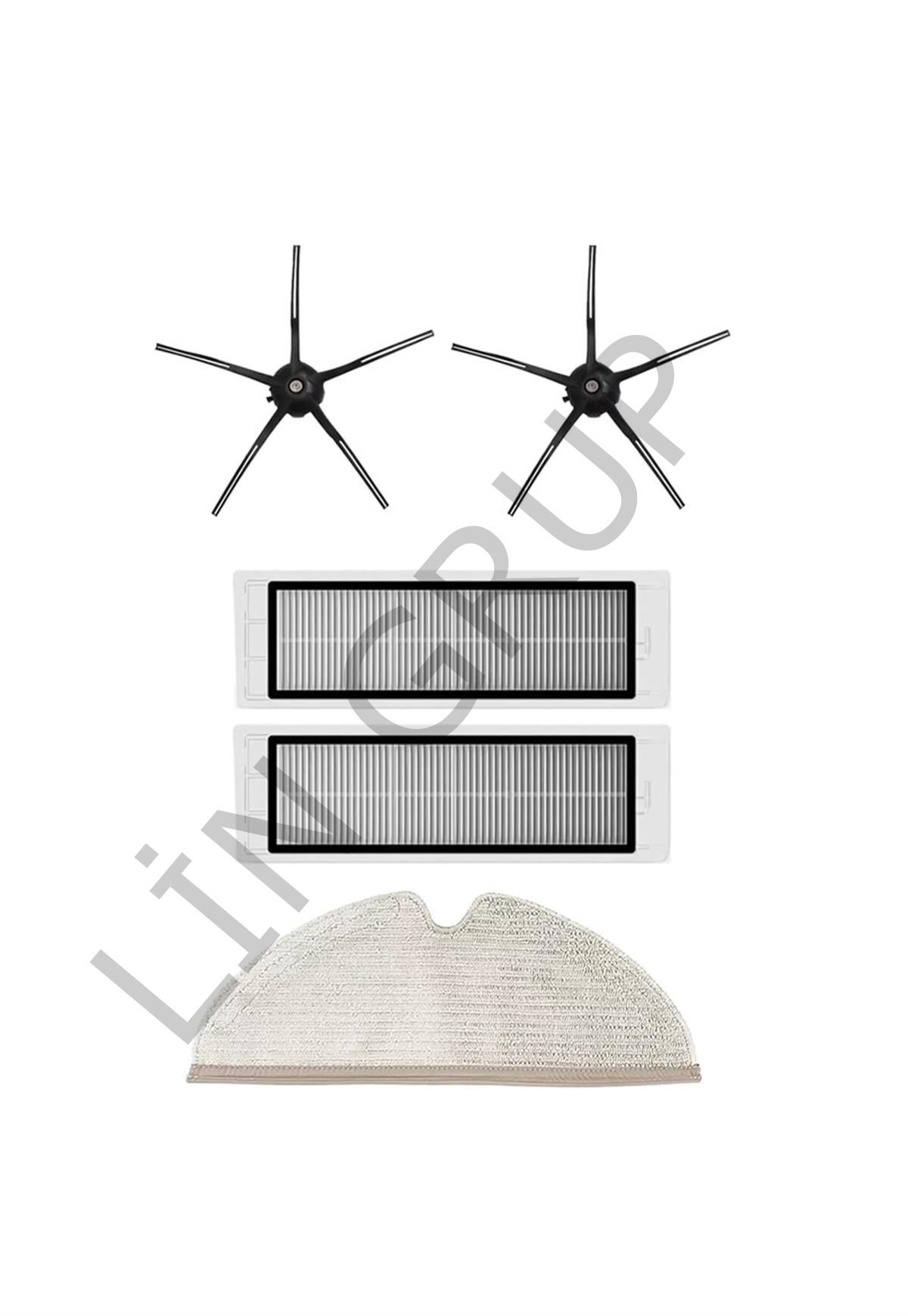 Roborock S5 Max Robot Süpürge Uyumlu 5'li Yedek Parça Seti