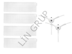 Xiaomi Vacuum Mop 2in1 Essential (MJSTG1) Robot Süpürge Uyumlu  6'lı Yedek Parça Seti