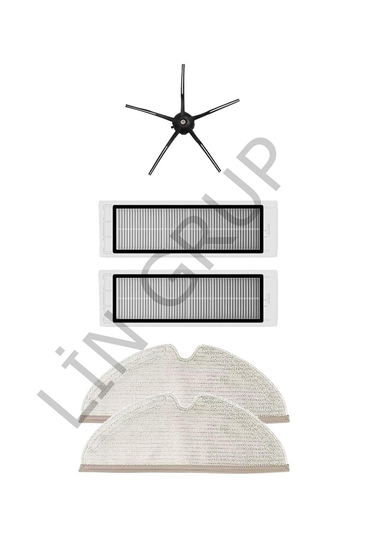 Roborock S5 Max Robot Süpürge Uyumlu 5'li Yedek Parça Seti