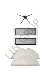 Roborock S5 Max Robot Süpürge Uyumlu 5'li Yedek Parça Seti