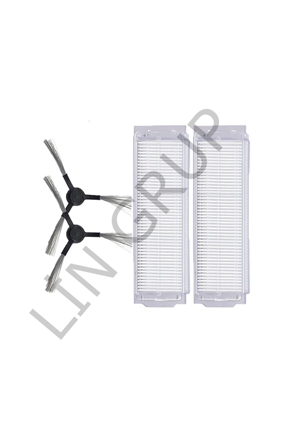 Xiaomi S10 (B106GL) Robot Süpürge Uyumlu 4'lü Yedek Parça Seti