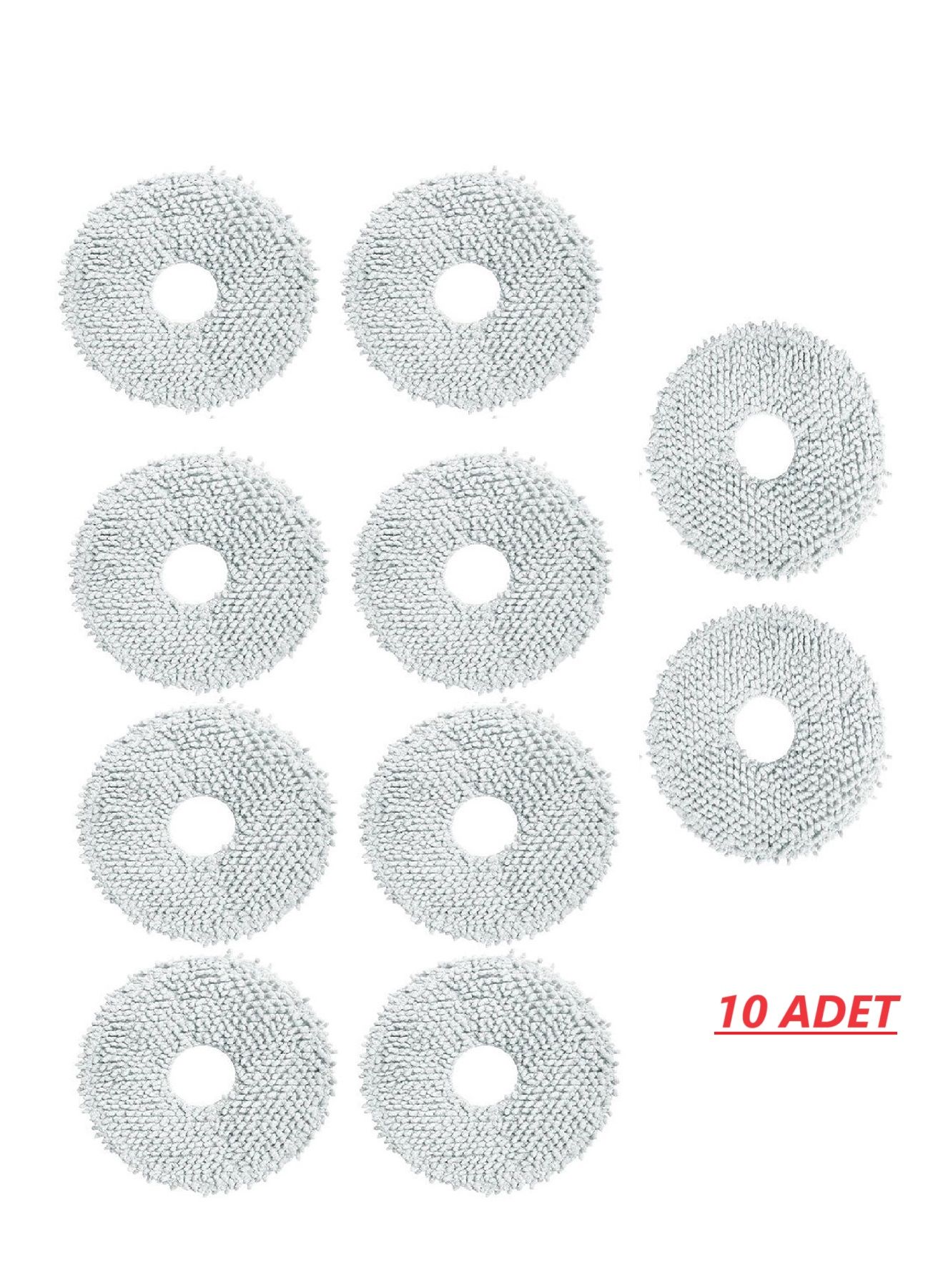 Xiaomi X10+  X20+ Plus Uyumlu yedek mop paspas 10 adet