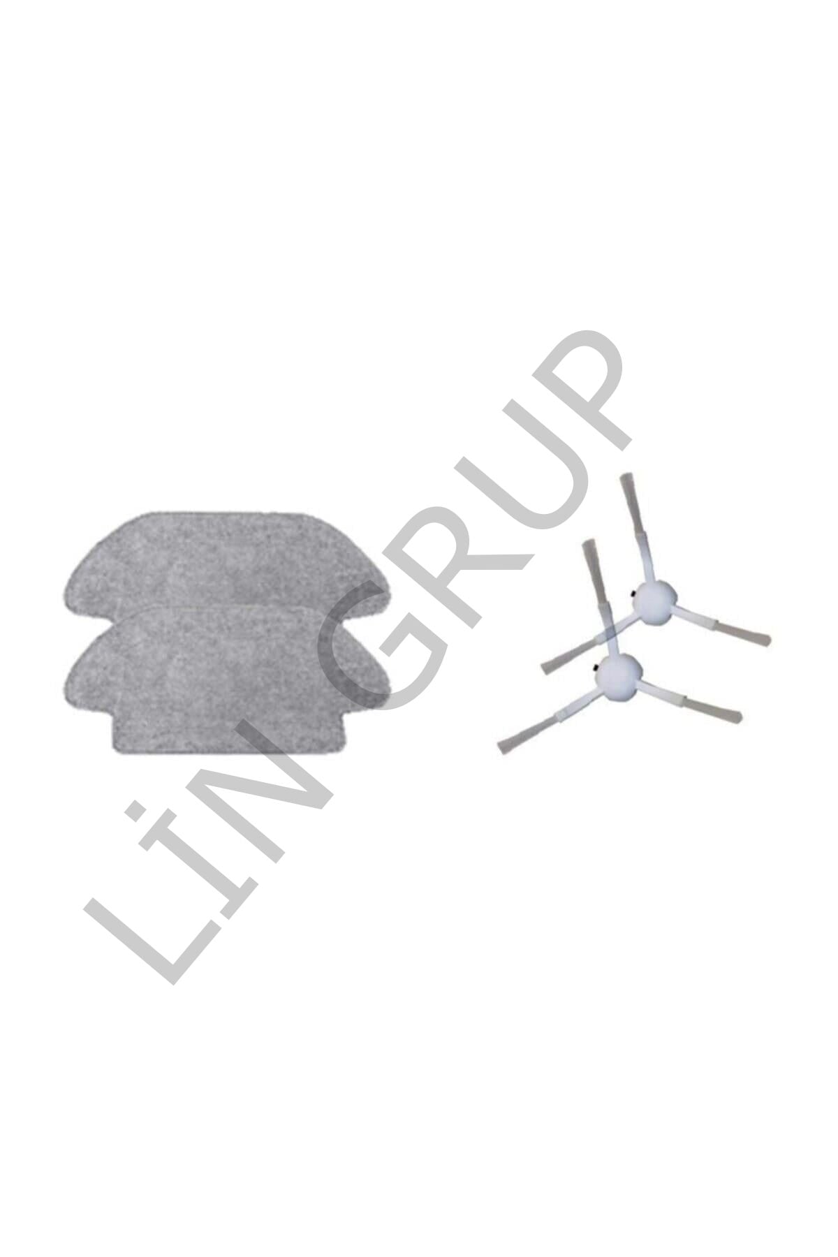 Xiaomi S10 (B106GL) Robot Süpürge Uyumlu 4'lü Yedek Parça Seti