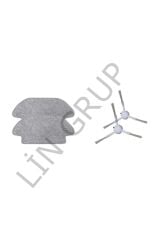 Xiaomi S10 (B106GL) Robot Süpürge Uyumlu 4'lü Yedek Parça Seti