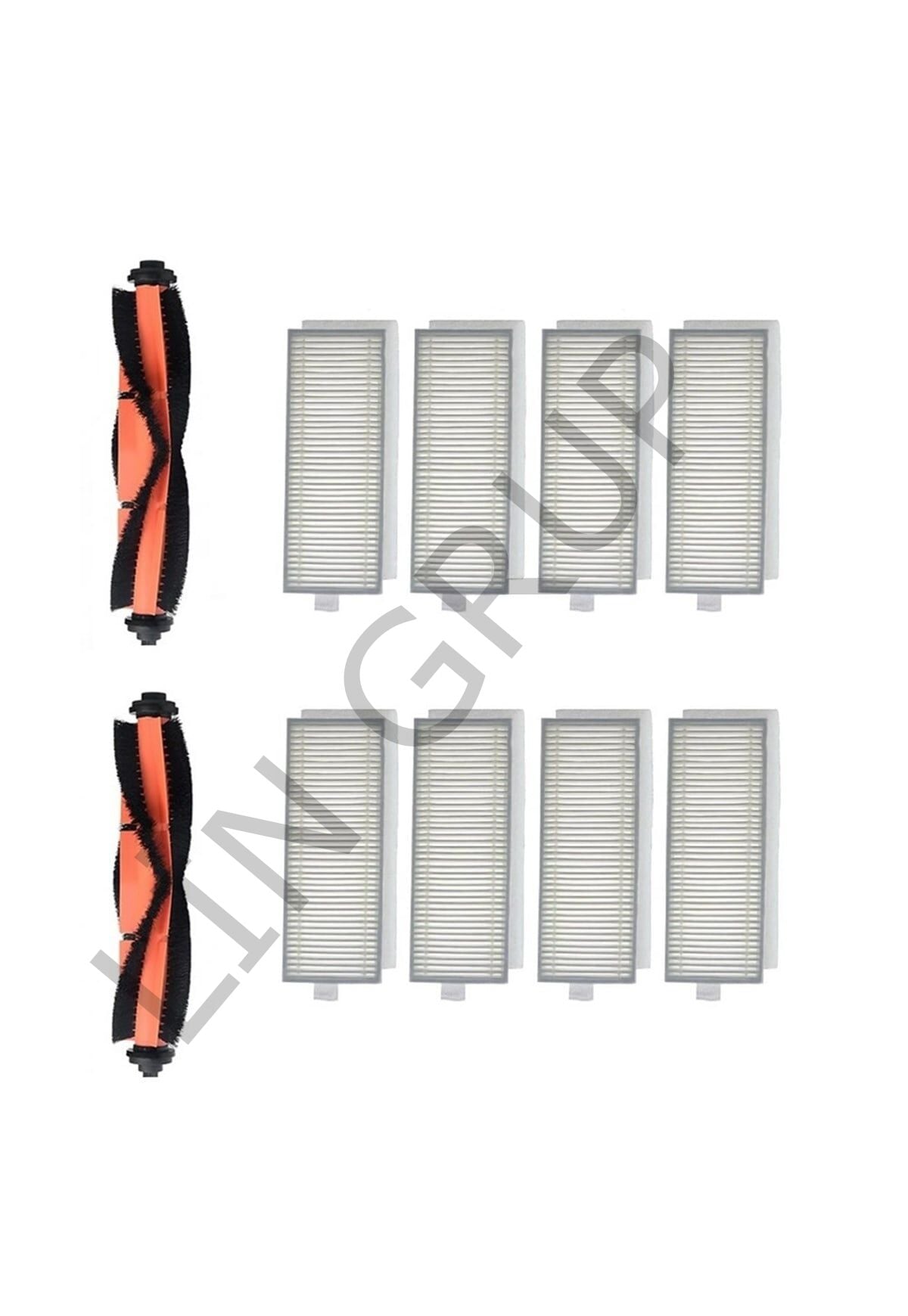 Xiaomi Vacuum Mop 2in1 Essential (MJSTG1)  Robot Süpürge Uyumlu 10'lu Yedek Parça Seti