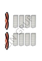 Xiaomi Vacuum Mop 2in1 Essential (MJSTG1)  Robot Süpürge Uyumlu 10'lu Yedek Parça Seti