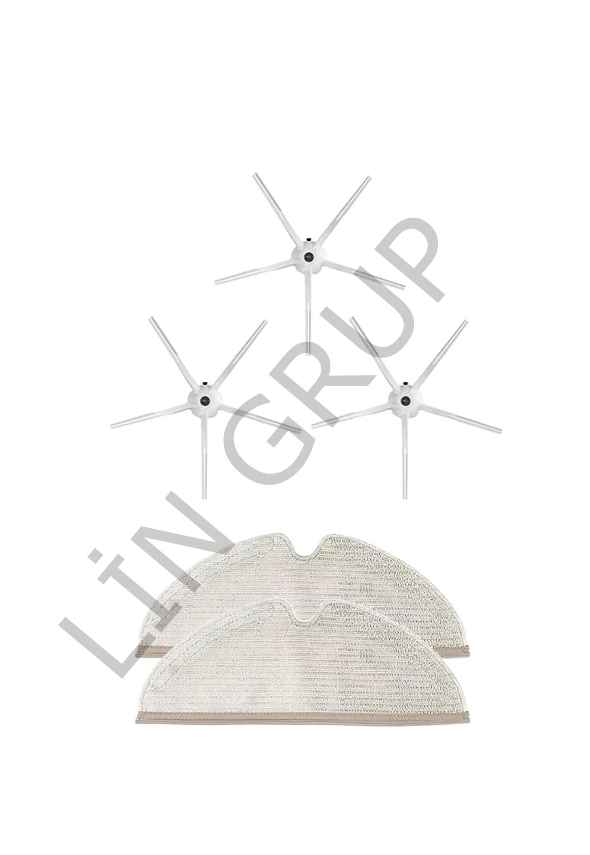 Roborock S5 Max Robot Süpürge Uyumlu 5'li Yedek Parça Seti