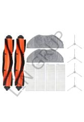 Xiaomi Vacuum Mop 2in1 Essential (MJSTG1) Robot Süpürge Uyumlu 12'li Yedek Parça Seti