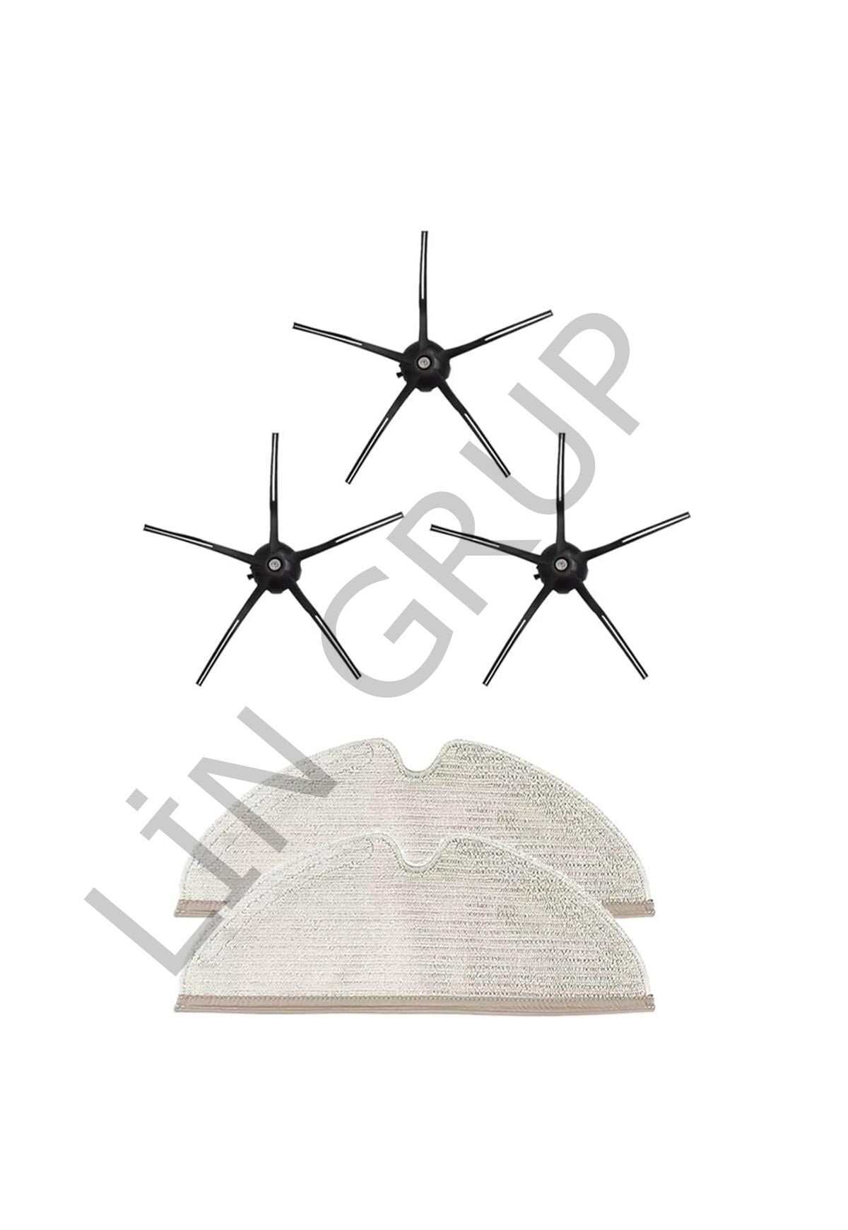 Roborock S5 Max Robot Süpürge Uyumlu 5'li Yedek Parça Seti