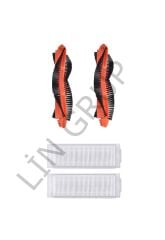 Xiaomi S10 (B106GL) Robot Süpürge Uyumlu 4'lü - Yedek Parça Seti