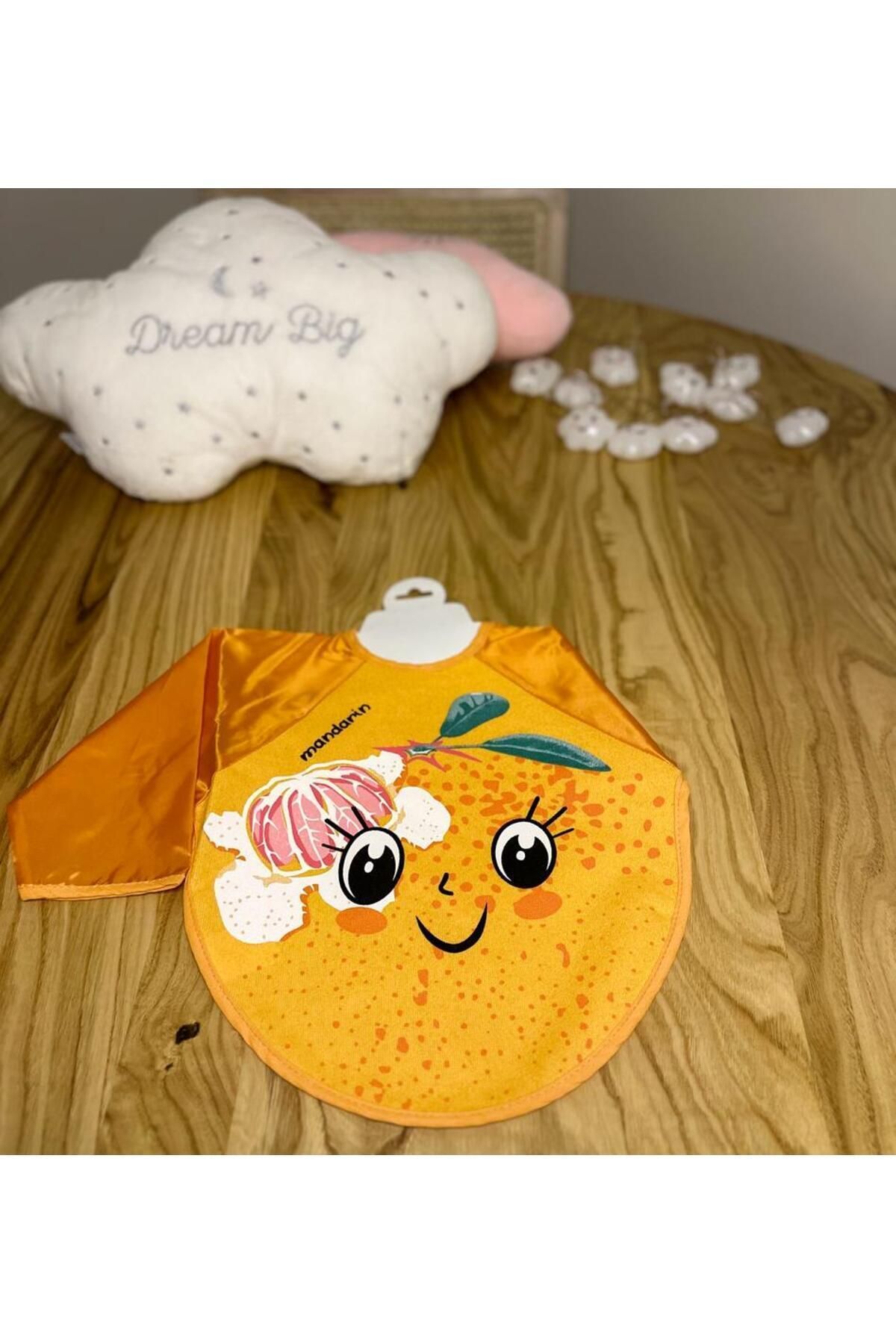 Aktivite önlüğü mama önlüğü meyve figürlü