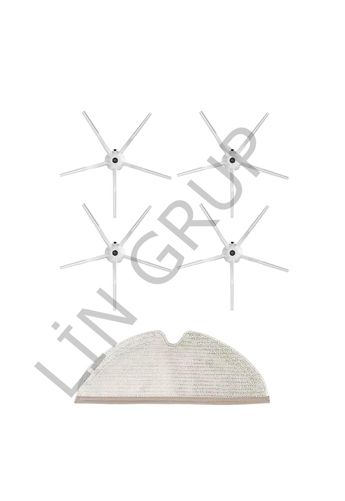 Roborock S5 Max Robot Süpürge Uyumlu 5'li Yedek Parça Seti