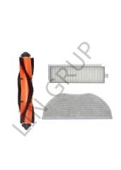 Xiaomi Vacuum Mop 2in1 Essential (MJSTG1) Robot Süpürge Uyumlu 3'lü Yedek Parça Seti