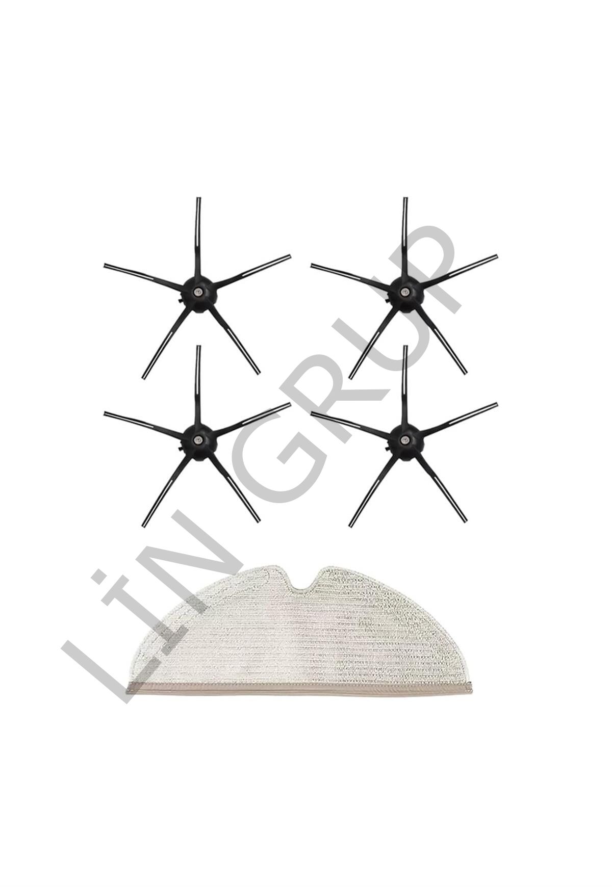 Roborock S5 Max Robot Süpürge Uyumlu 5'li Yedek Parça Seti