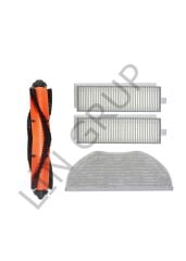 Xiaomi Vacuum Mop 2in1 Essential (MJSTG1) Robot Süpürge Uyumlu 4'lü Yedek Parça Seti