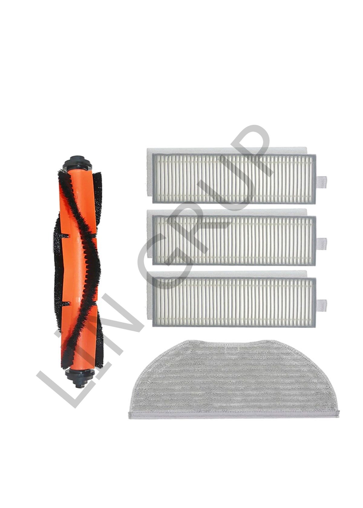 Xiaomi Vacuum Mop 2in1 Essential (MJSTG1) Robot Süpürge Uyumlu 5'li Yedek Parça Seti