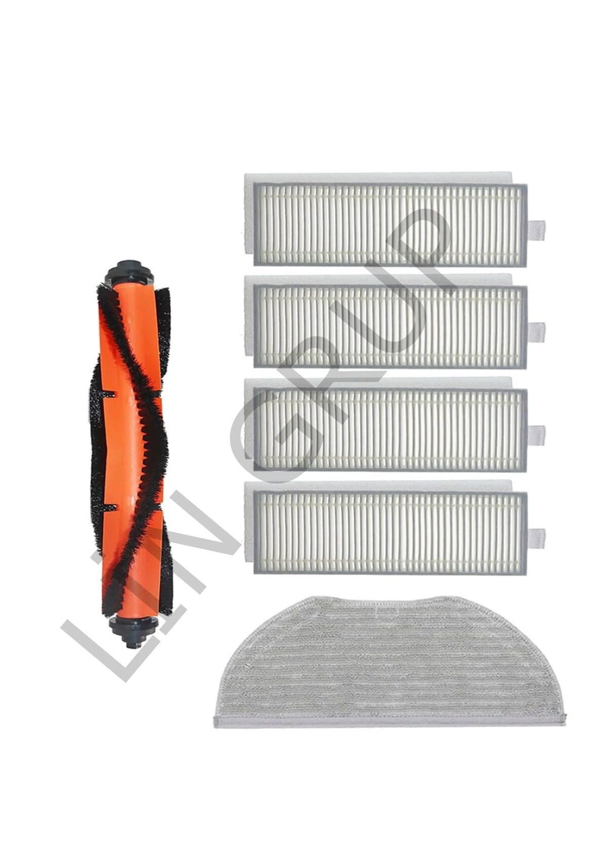 Xiaomi Vacuum Mop 2in1 Essential (MJSTG1) Robot Süpürge Uyumlu 6'lı Yedek Parça Seti